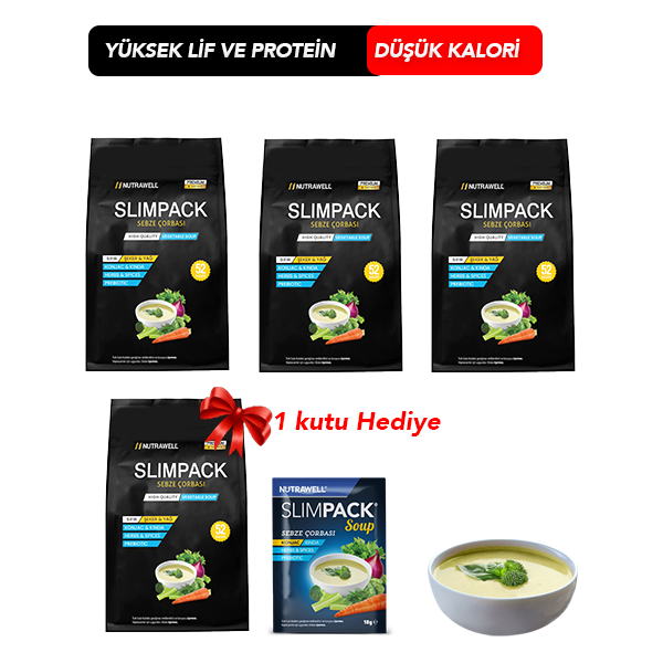 SLIMPACK Diyet Çorba 4 AL 3 Öde