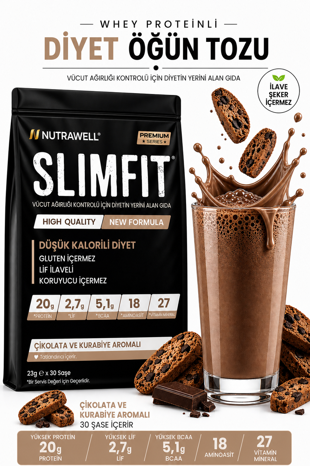 SLIMFIT Kurabiye  Aromalı