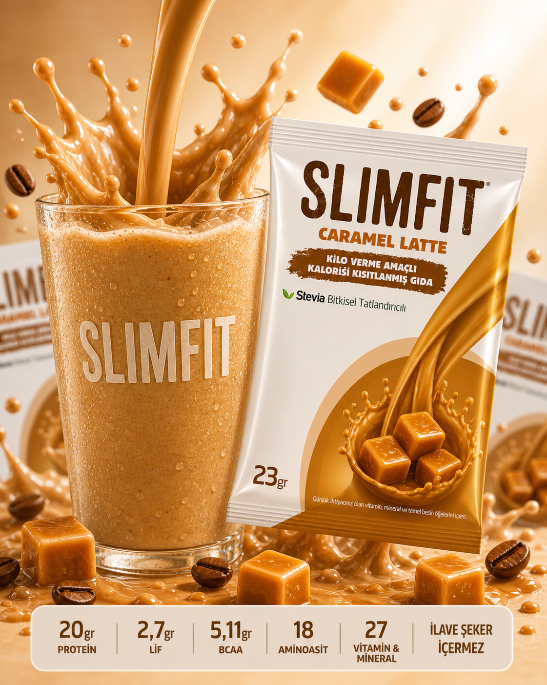 SLIMFIT Karamel Latte