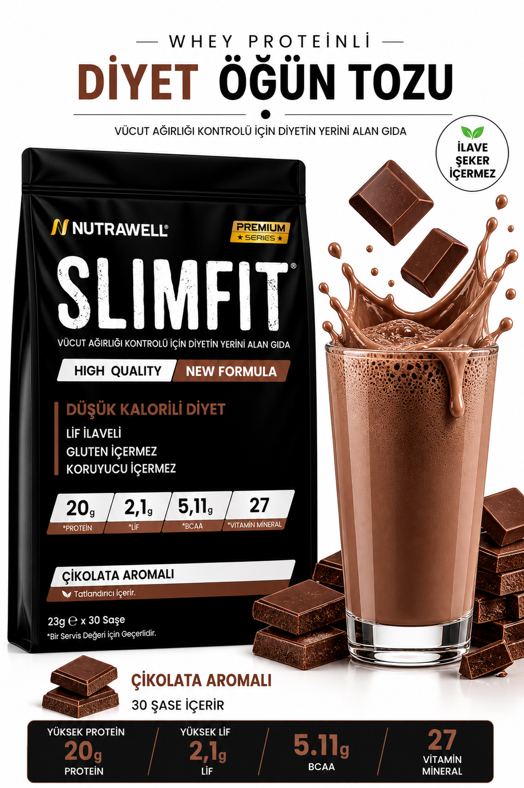 SLIMFIT Yoğun Çikolata
